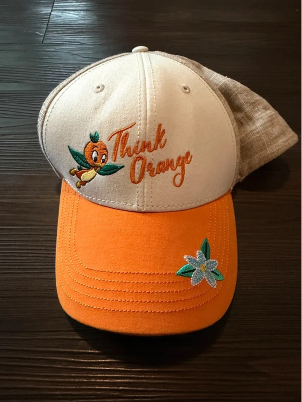 Disney parks think orange orange bird hat